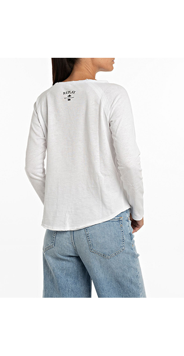 ロングラグランスリーブTシャツ 詳細画像